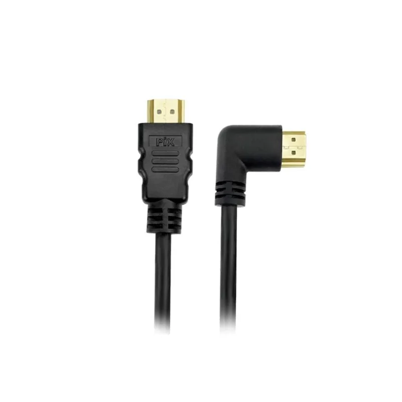 Cabo Hdmi 2.0 4K Hdr 19P 3M 90 Graus 30Awg PIX