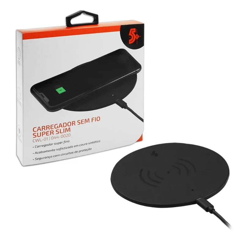 Carregador Sem Fio Super Slim 5 220V