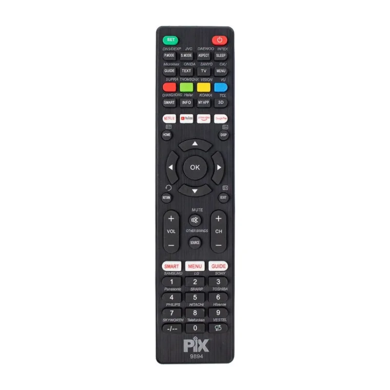 Controle Remoto Compativel Universal Para Tvs PIX