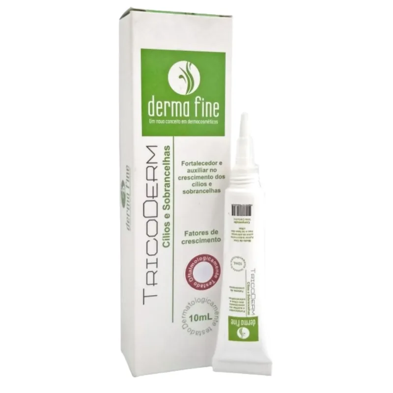 Fortalecedor de Cílios Sobrancelhas Tricoderm Dermafine 10ml