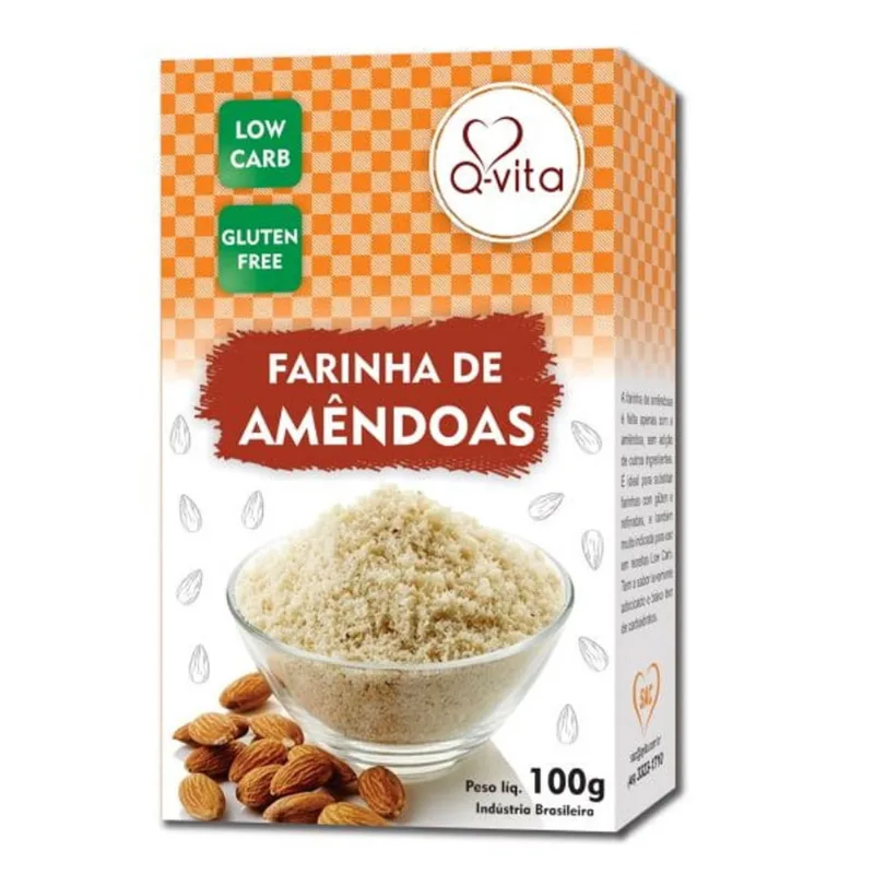 Farinha de Amendoas QVita 100g