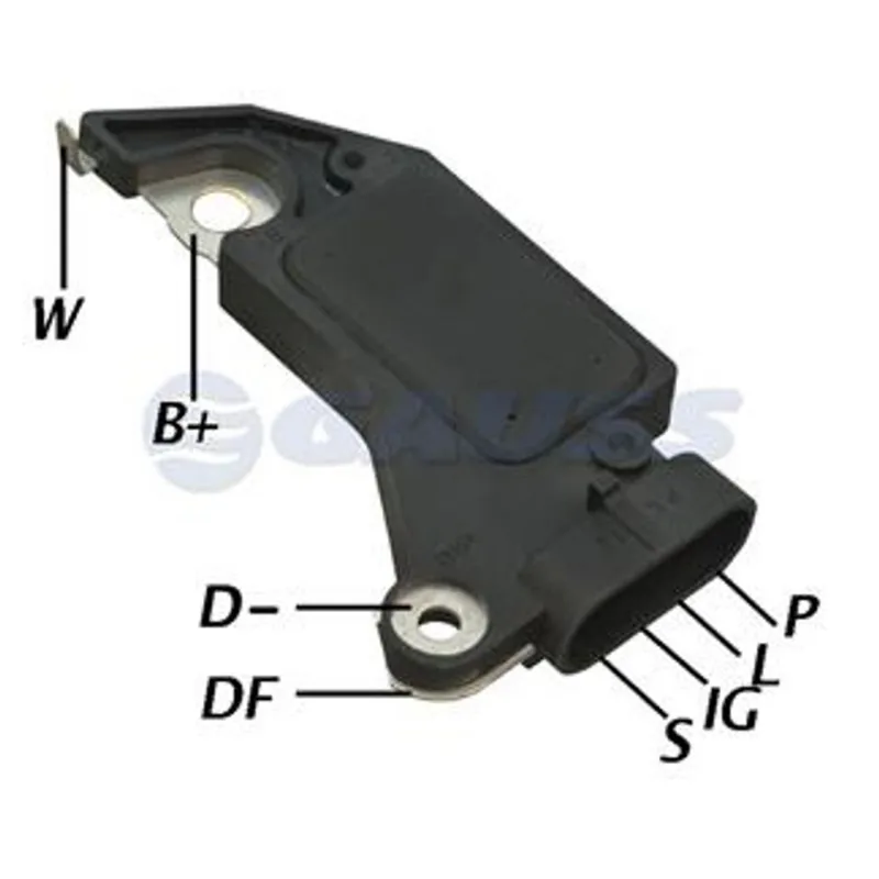 GA702 REGULADOR DE VOLTAGEM 14V CORSA ÔMEGA VECTRA 19009702, CARGO 135547 CAMPO NEGATIVO, LRC 2,5S,
