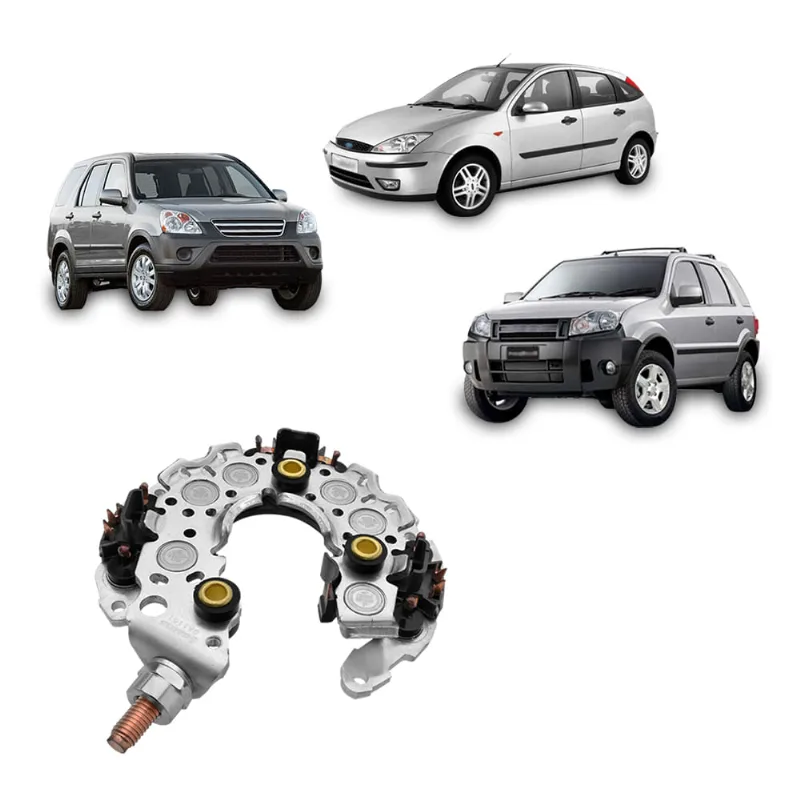Placa Retificadora 150A Alternador Focus 05/08 Ecosport 10/ CRV 06/11 Gauss