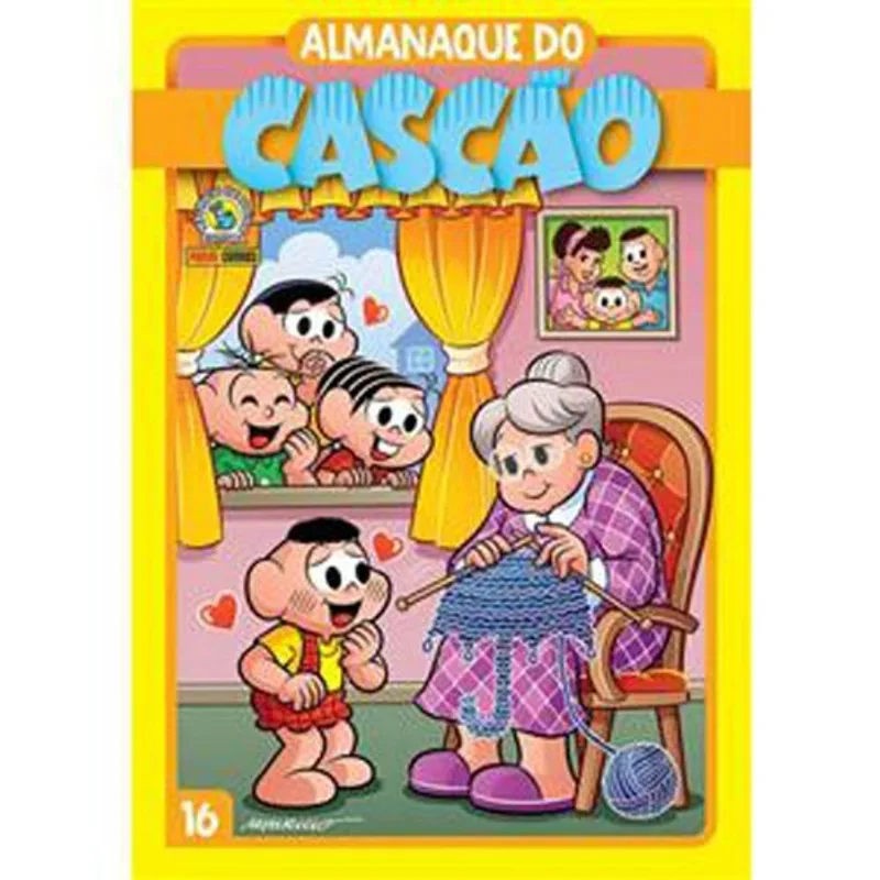 Livro Gibi Almanaque Do Cascão Ed 16 Panini Books (MP)