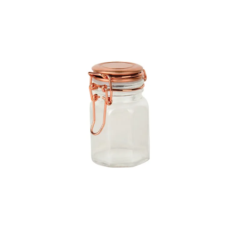 Pote Hermético com Tampa Rose Gold 100ml