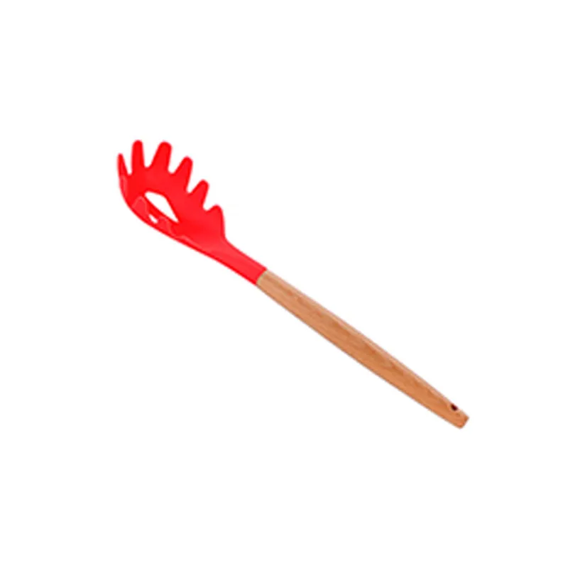 Pegador de massa silicone e bambu Lyor Charmy 31cm vermelho