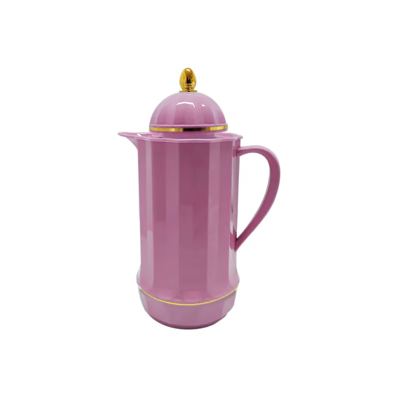 Garrafa térmica em plástico Lyor Genova 1 litro rosa