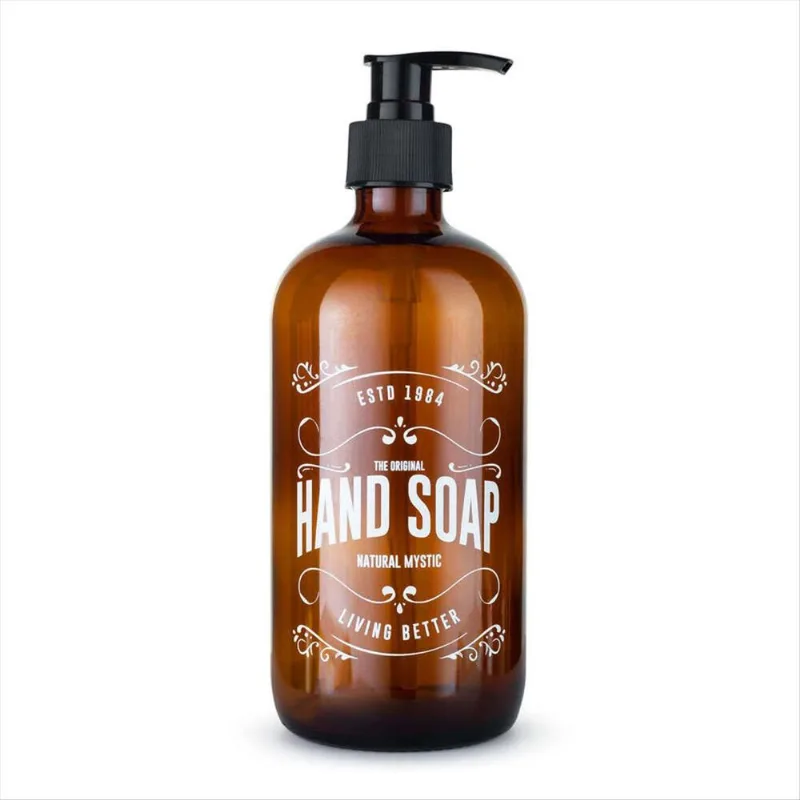 Porta Sabão Líquido de Vidro Lyor 490ml