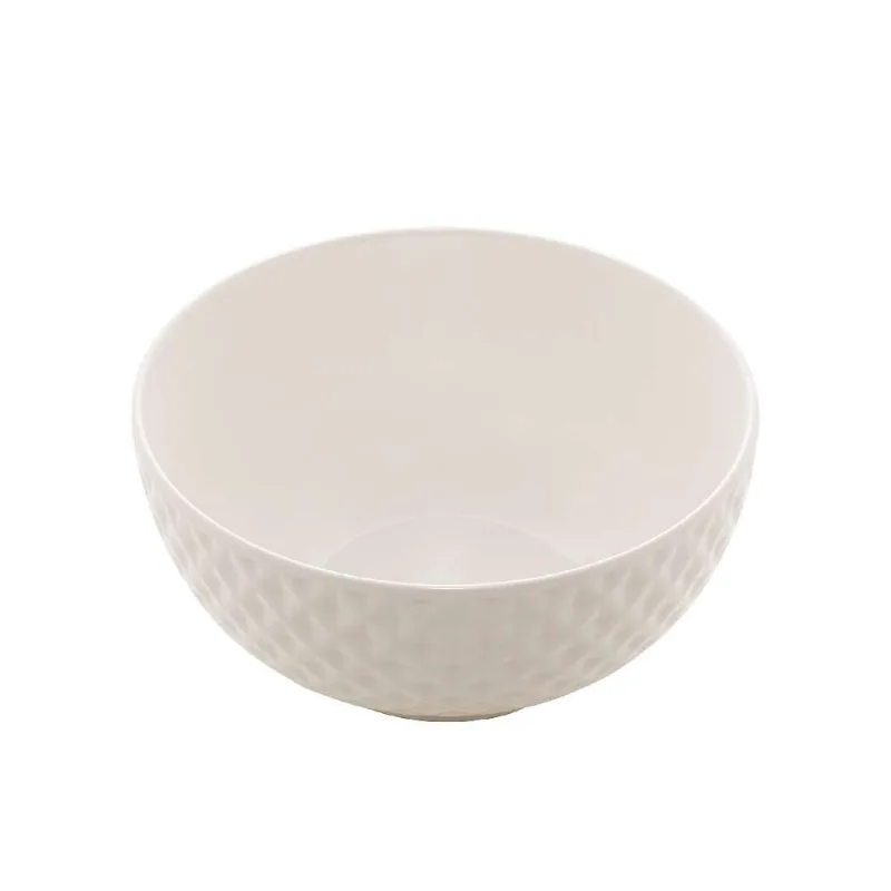 Bowl de Porcelana Diamond Branco Lyor