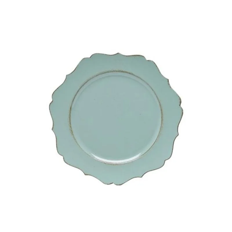Sousplat em plástico Lyor Star 33cm verde