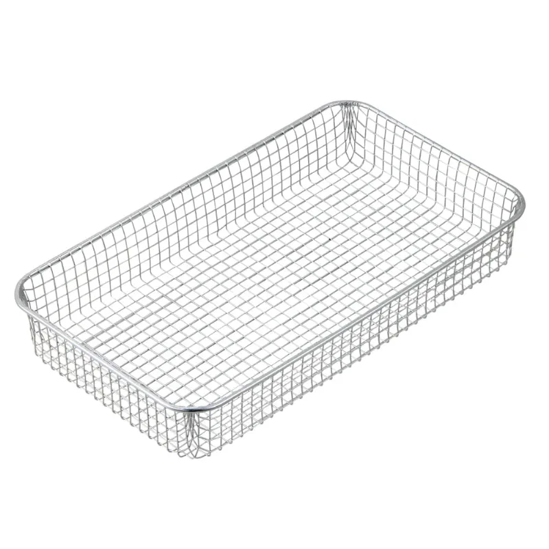 Cesto organizador cromado Lyor 35x20,5x5,5cm