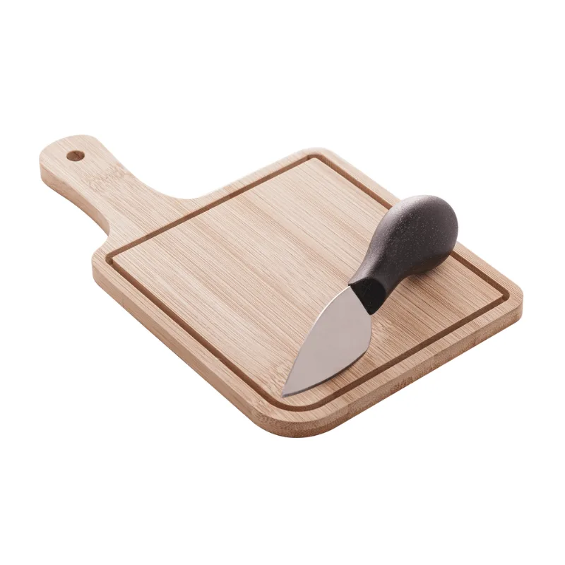 Conjunto de Tábua e Faca para Queijo de Bambu Lyor