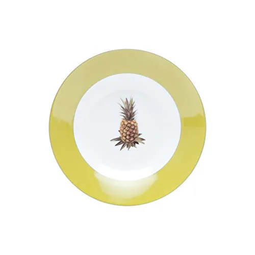 Cj.6 Pratos Fundos Lyor 20cm Super White Pin - LYOR