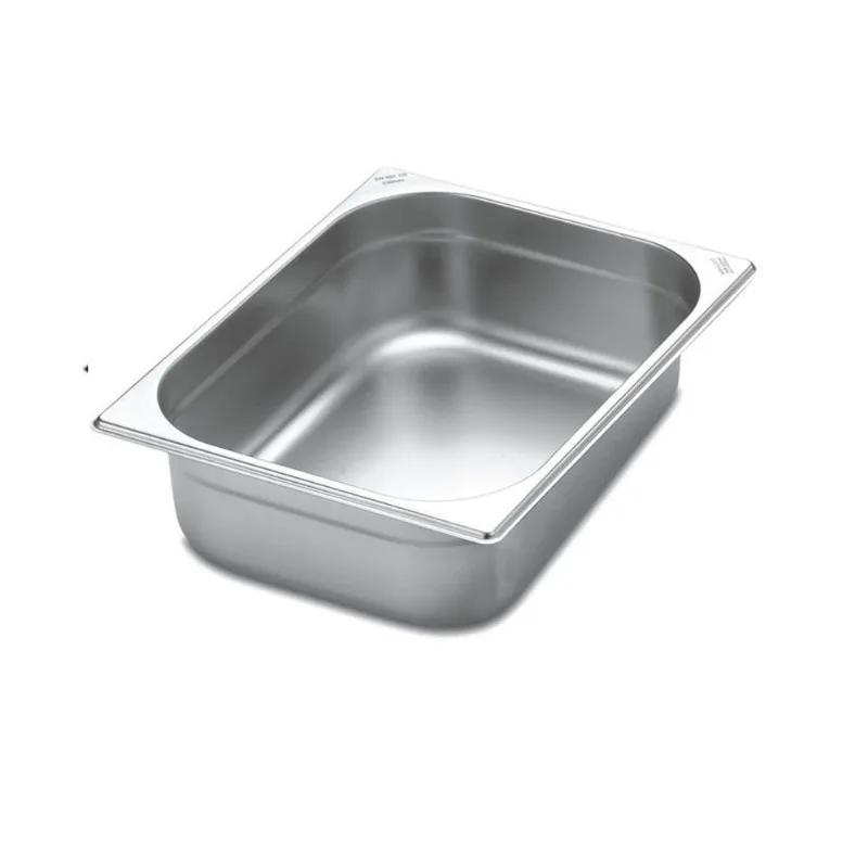 Cuba Gastronomica Inox GN 1/2 x 100mm com tampa Brasinox