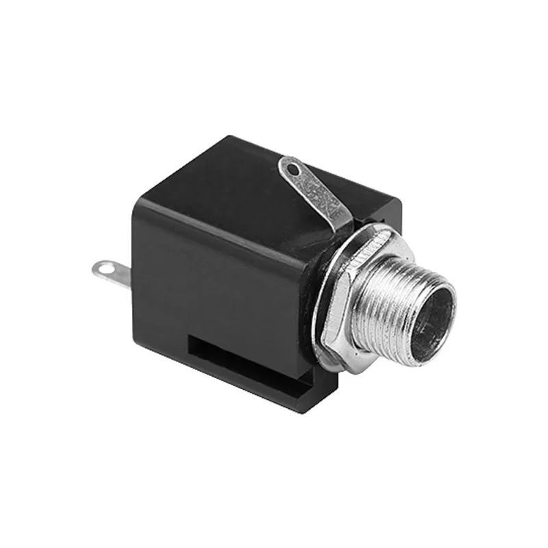 Plug P10 Jack Mono Aberto Fêmea Para Solda 10 Peças