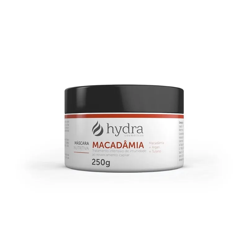 Macadâmia - Máscara Hidratante 250gr Hydra