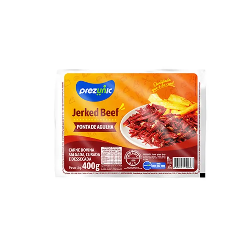 Jerked Beef Prezunic Ponta de Agulha 400g