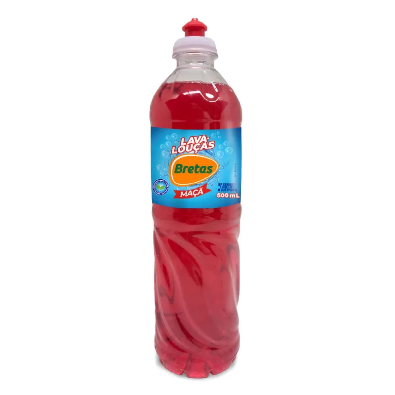 Detergente Bretas Maçã 500ml