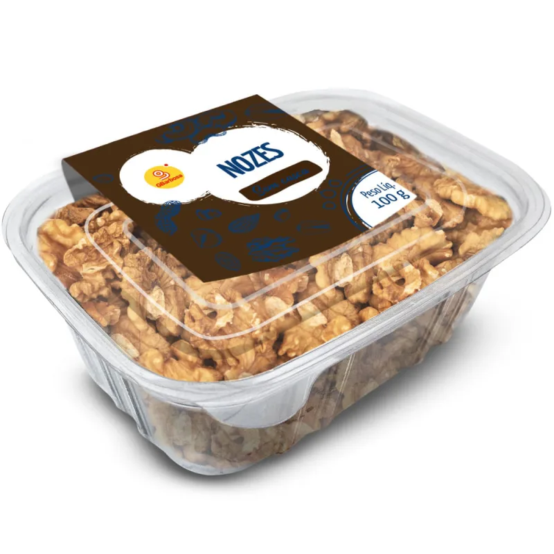 Nozes Naturais GBarbosa sem Casca 100g - Gbarbosa