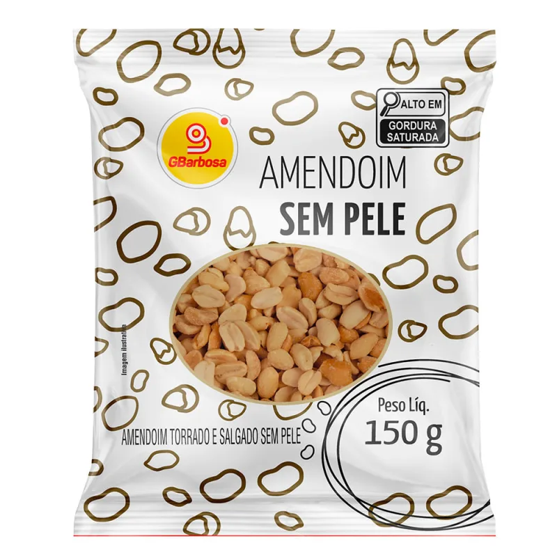 Amendoim GBarbosa s/ Pele 150g - Gbarbosa - Hortifruti