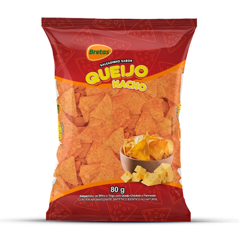 Salgadinho Bretas Queijo Nacho 80g