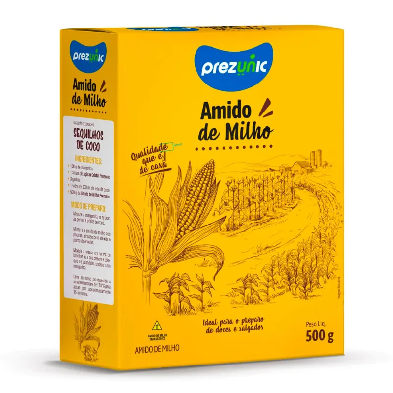 Amido de Milho Prezunic 500g