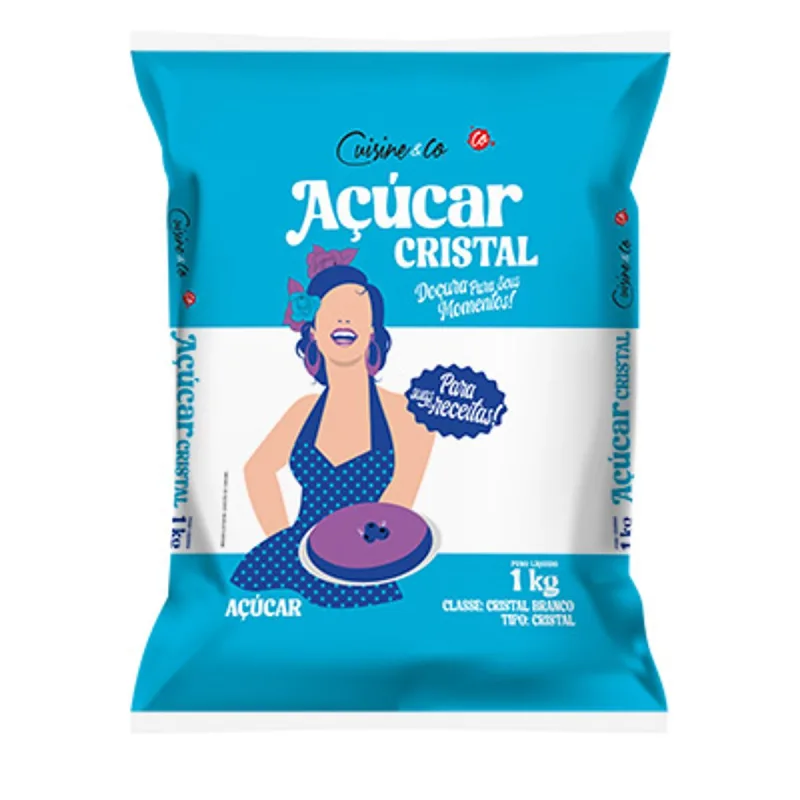Açúcar Cristal Cuisine&Co 1Kg - Cuisine&Co - Mercearia