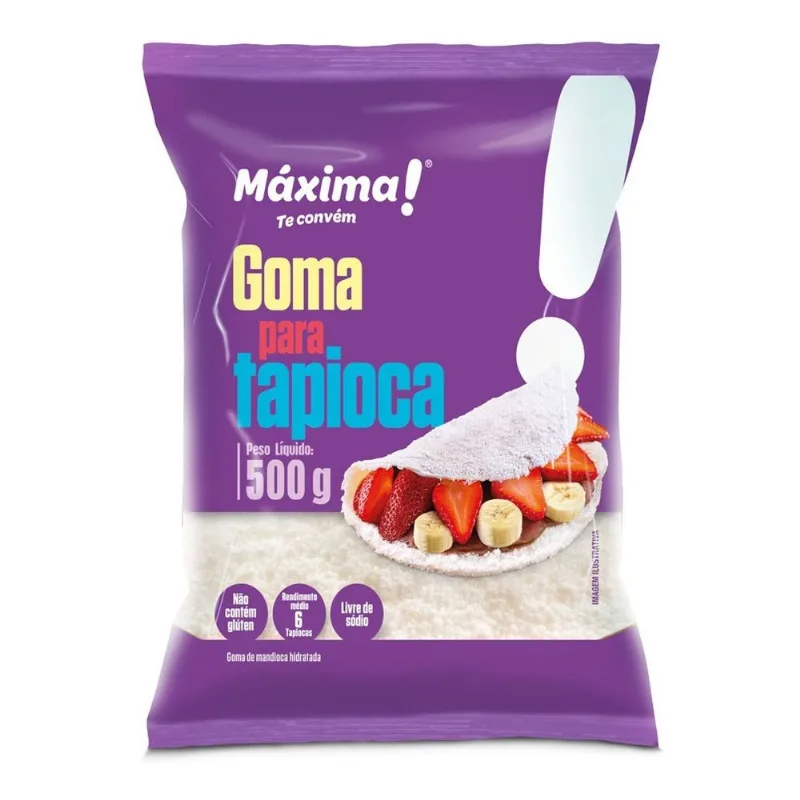 Goma para Tapioca Máxima Fresca 500g