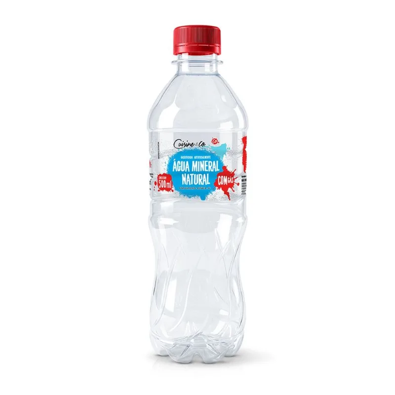 Água Mineral Cuisine&Co Pet com Gás 500ml