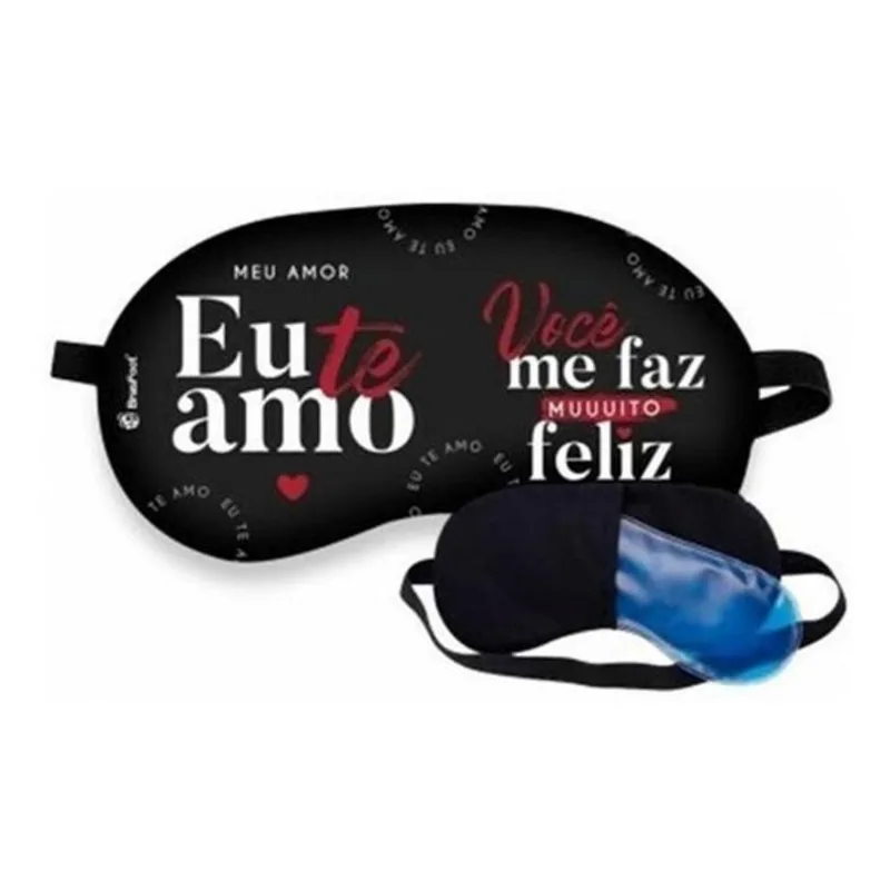 Mascara De Dormir Tapa Olhos Namorados - Meu Amor Te Amo