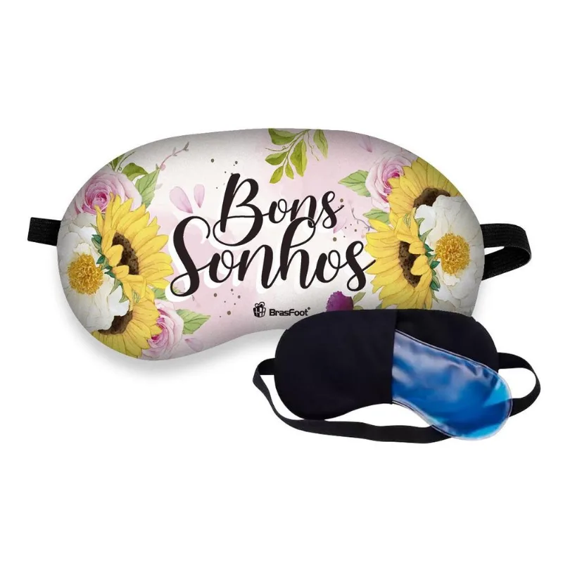 Mascara De Dormir Tapa Olhos Com Gel Relaxamento Bons Sonhos