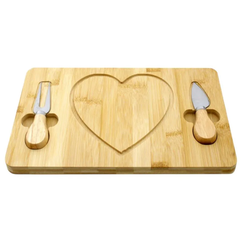 Conjunto Para Frios Casita Bambu 3 Peças (MP)