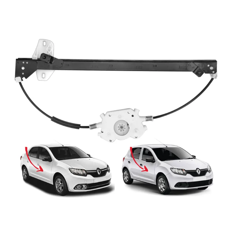 Máquina Vidro Elétrica Dianteira Logan Sandero 13/ Zinni e Guell Direito