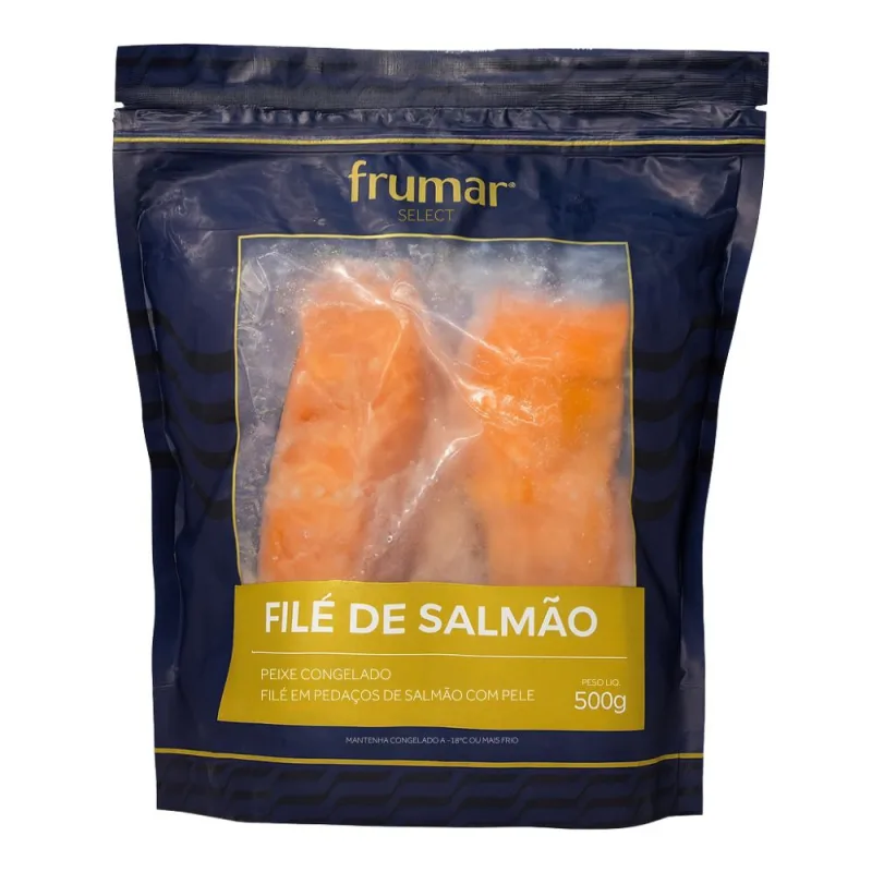 Filé de Salmão em Pedaços Frumar 500g - FRUMAR - Açougue E Peixaria