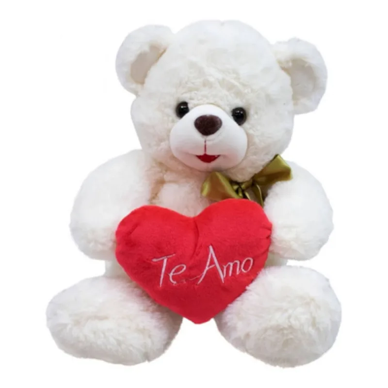 URSO PELUCIA 28CM BRANCO - FOFY - Mei Mei Papelaria - Brinquedos