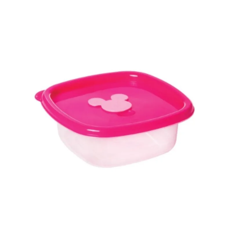 Pote Quadrado P C/ Valcula Minnie 400ml