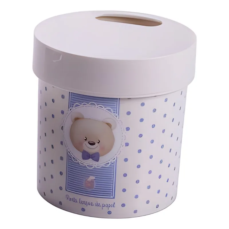 Porta-Lenço de Papel Plasútil Urso Azul