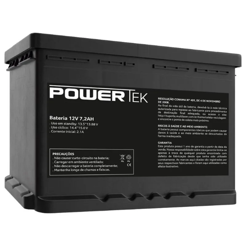 Bateria 12v 7,2ah En014
