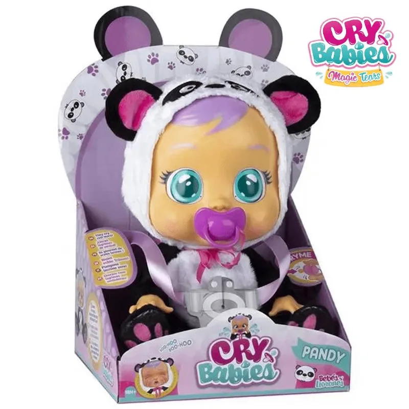 Boneca Que Chora Cry Babies Pandy Br1177 Multikids
