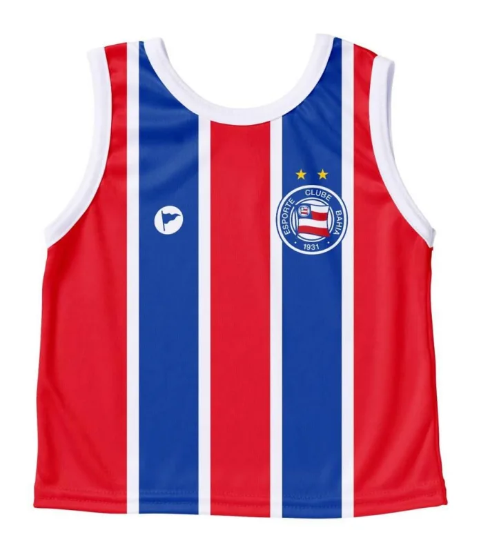 Camiseta Bebê Regata Bahia - Torcida Baby - Torcida Baby - Moda