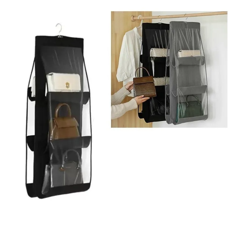 Organizador Cabideiro Para Guarda Roupa 6 Divisorias Pratele