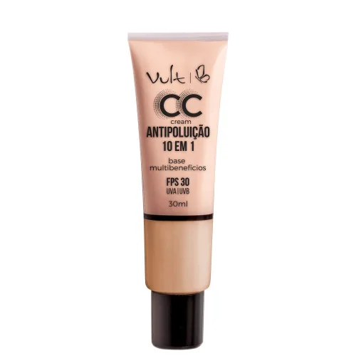 VULT - CC CREAM ANTIPOLUIÇÃO 10 EM 1 MB02 BEGE 30ML - VULT