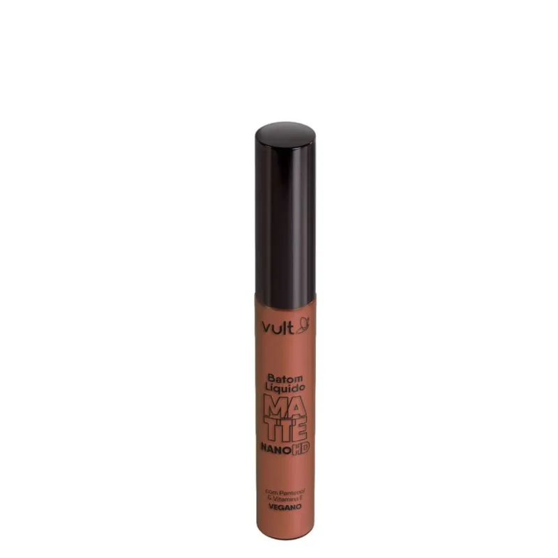 Batom Vult - Líquido Matte Nano HD - 5ml - Caramelo - Vult - Dermo E Beleza