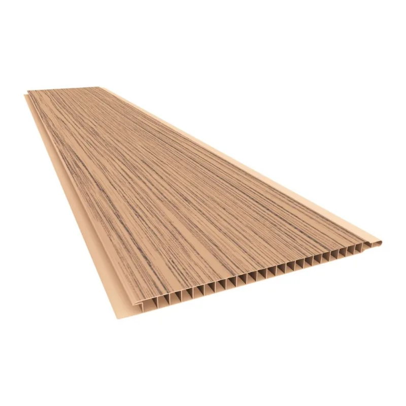 Forro PVC 200 Relevo Rústico 20cm 10mm 7mt Carvalho Plasbil