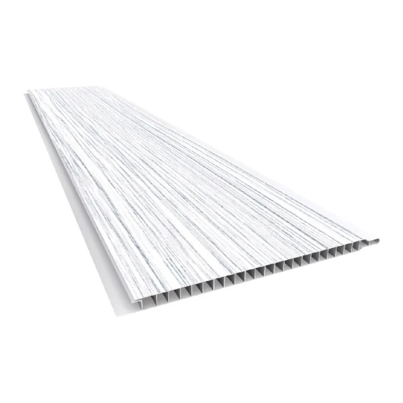 Forro PVC Relevo Rústico Plasbil Mont Blanc 10mm x 20cm x 7m