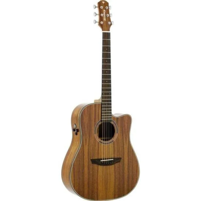 Violão Folk Strinberg Diamond Dd1c Aço Eletroacústico Natural Koa [f002] - Strinberg