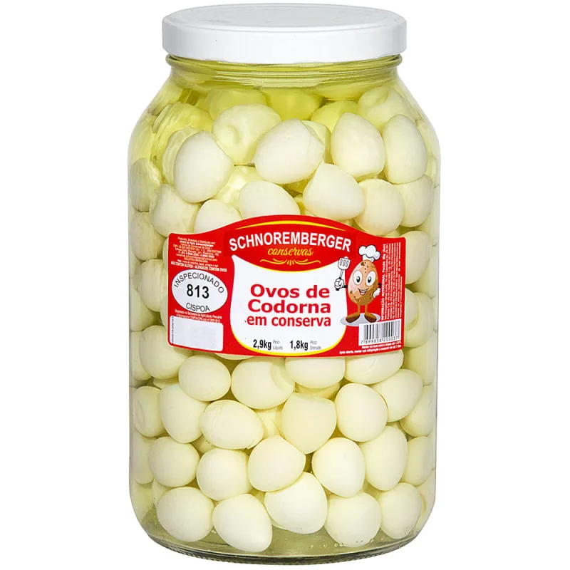 Ovos de Codorna Schnoremberger 1,8kg - Schnoremberger - Mercearia