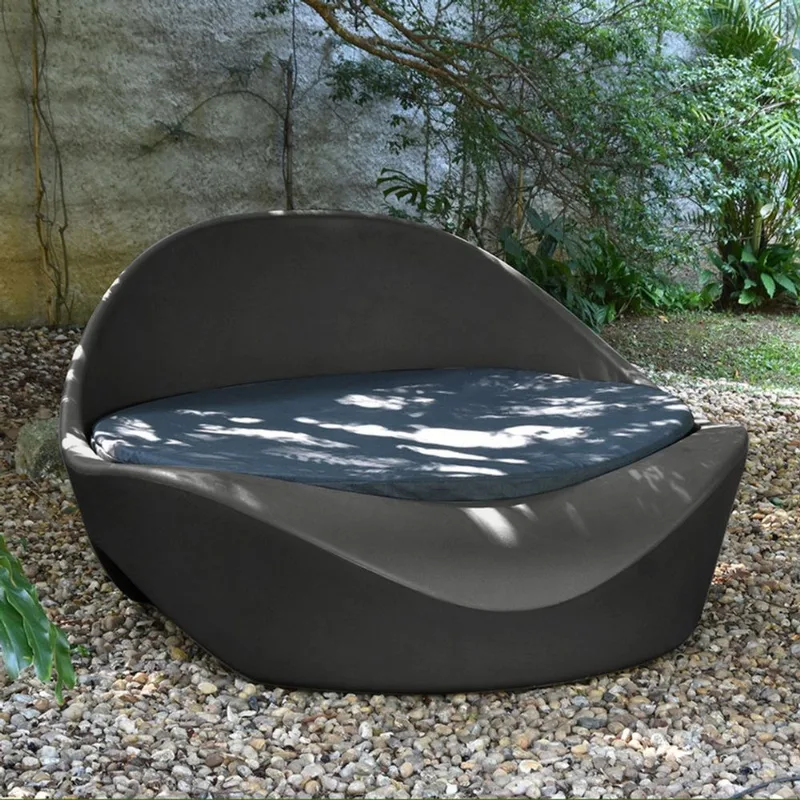Chaise Serena Grafite 80x140x160cm Vasart