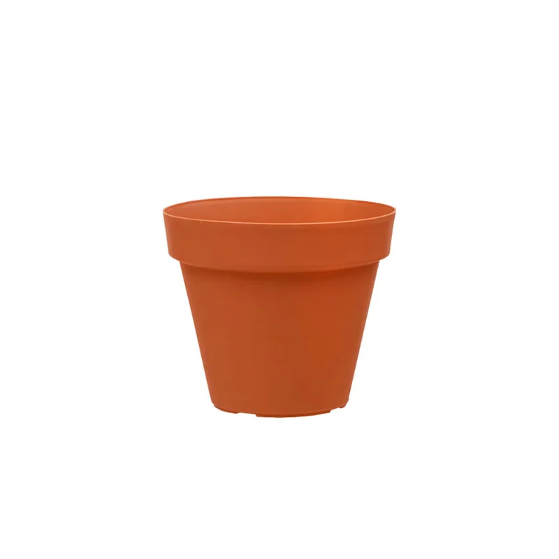 Vaso para Plantas em Polietileno Sampa Terracota 10X9CM - I.SAMP.010.009.12 - Vasart
