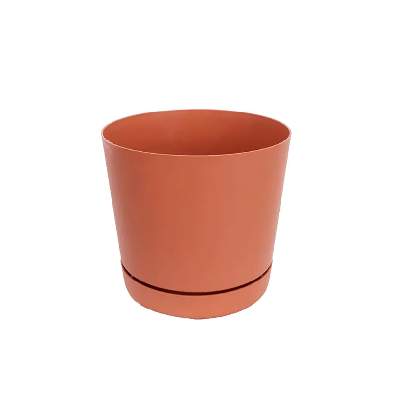 Vaso para Plantas em Polietileno Rio Terracota 15X14,5CM - I.ADGD.015.015.12 - Vasart